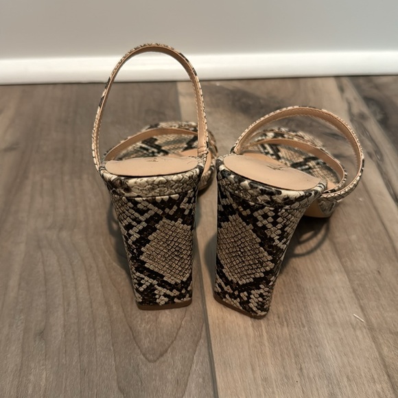 Aldo Snakeskin Slip On Heels - Picture 3 of 6